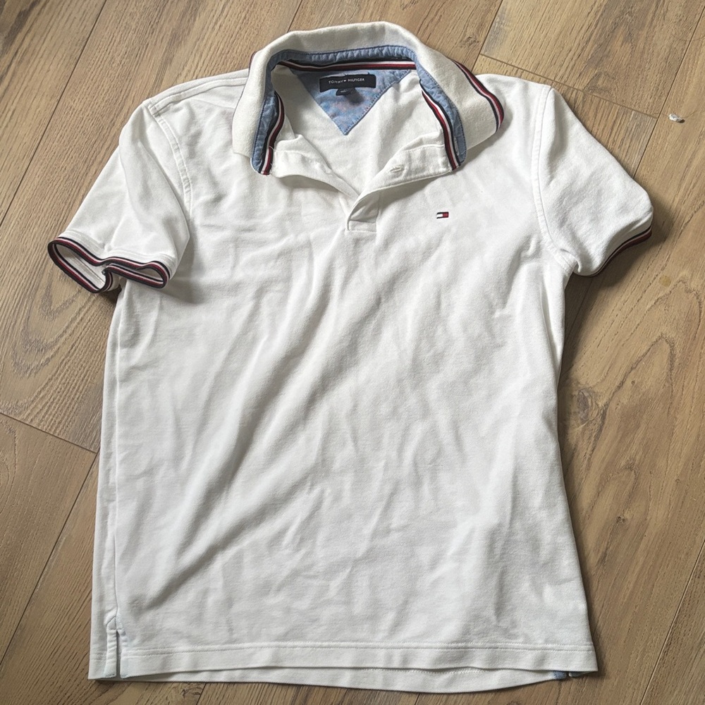 Tommy Hilfiger Men's White Polo Shirt